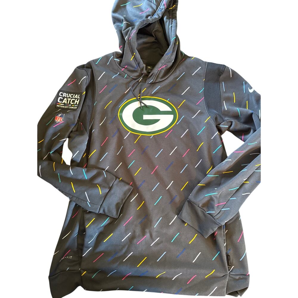 GREEN BAY PACKERS “CRUCIAL CATCH” hoodie - size LARGE L